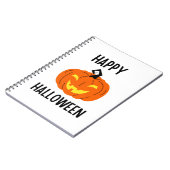 Halloween Pumpkin Notizblock (Linke Seite)