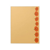 Halloween Pumpkin Notizblock (Rotiert)