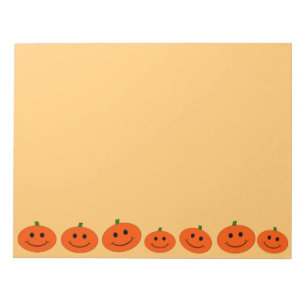 Halloween Pumpkin Notizblock