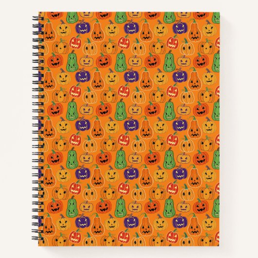 Halloween Pumpkin Notizblock (Vorderseite)