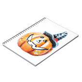 Halloween Pumpkin Notizblock (Linke Seite)