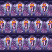 Halloween Pumpkin Nutcracker Geschenkpapier