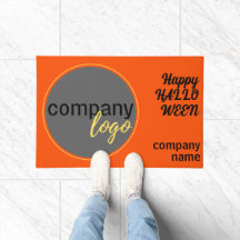 HALLOWEEN PUMPKIN ORANGE BUSINESS LOGO WILLKOMMEN