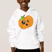 Halloween Pumpkin, Orange Pumpkin, Trick oder Tret Hoodie (Vorderseite)