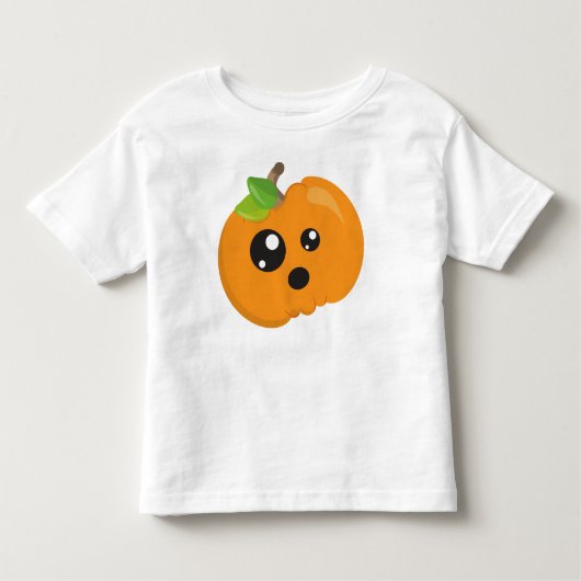 Halloween Pumpkin, Orange Pumpkin, Trick oder Tret Kleinkind T-shirt (Vorderseite)
