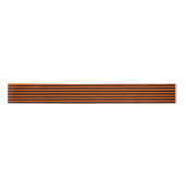 Halloween Pumpkin Orange Stripe Ribbon Satinband (Vorderseite)