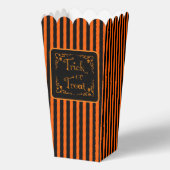 Halloween Pumpkin Orange Trick oder Treat Geschenkschachtel (Vorderseite)