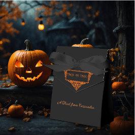 Halloween Pumpkin Orange Trick oder Treat Geschenkschachtel