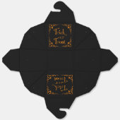 Halloween Pumpkin Orange Trick oder Treat Geschenkschachtel (Ungefaltet)