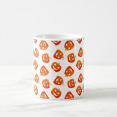Halloween Pumpkin Orange Trick oder Treat Holiday Kaffeetasse (Mittel)