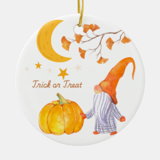 Halloween Pumpkin-Orangenschmuck Keramik Ornament