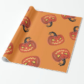 Halloween Pumpkin Packpapier (Ungerollt)