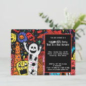 Halloween Pumpkin Palooza Party Einladung (Stehend Vorderseite)