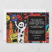 Halloween Pumpkin Palooza Party Einladung (Rückseite)