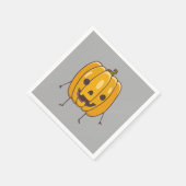 Halloween Pumpkin Paper Napkin Serviette (Ecke)