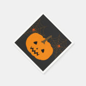 Halloween Pumpkin Paper Napkin Serviette (Ecke)