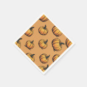 Halloween Pumpkin Paper Napkins Serviette (Ecke)