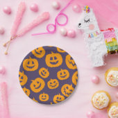 Halloween Pumpkin Paper Plate Pappteller (Party)