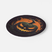 Halloween Pumpkin Paper Teller (Schrägansicht)