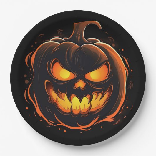 Halloween Pumpkin Paper Teller (Vorderseite)