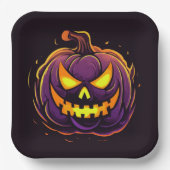 Halloween Pumpkin Paper Teller (Vorderseite)