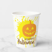 Halloween Pumpkin Pappbecher (Rückseite)