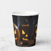 Halloween Pumpkin, Pappbecher (Links)
