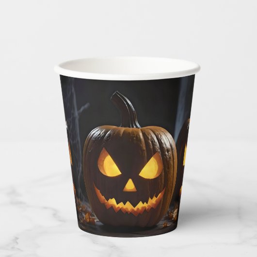 Halloween Pumpkin, Pappbecher (Vorderseite)