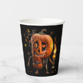 Halloween Pumpkin Pappbecher (Rückseite)