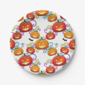 HALLOWEEN PUMPKIN PAPPTELLER (Vorderseite)