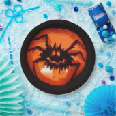 Halloween Pumpkin Pappteller (Party)