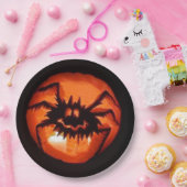 Halloween Pumpkin Pappteller (Party)