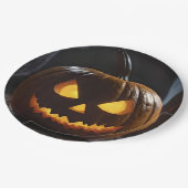 Halloween Pumpkin, Pappteller (Schrägansicht)