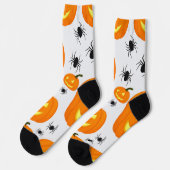 Halloween Pumpkin Parade Socken (Linkes Detail)
