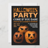 Halloween Pumpkin-Party Einladung (Vorderseite)