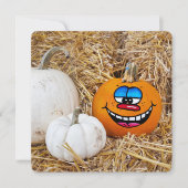 Halloween Pumpkin-Party Einladung (Vorderseite)