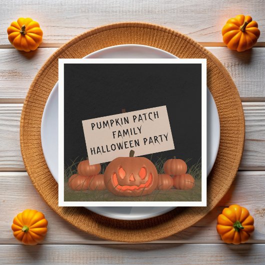 Halloween Pumpkin Party Kürbislaterne Napkins Serviette
