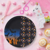 Halloween Pumpkin Party Paper Plates Pappteller (Party)