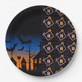 Halloween Pumpkin Party Paper Plates Pappteller