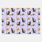 Halloween Pumpkin Party Wrapping Paper Sheets Geschenkpapier Set (Vorderseite 2)