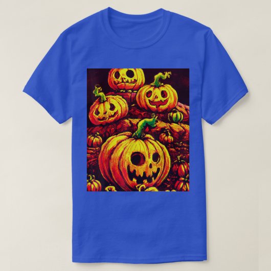 Halloween Pumpkin Patch 1419 T-Shirt (Design vorne)