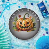 Halloween Pumpkin Patch anpassbar Pappteller (Party)
