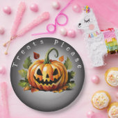 Halloween Pumpkin Patch anpassbar Pappteller (Party)