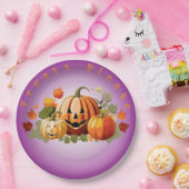Halloween Pumpkin Patch anpassbar Pappteller (Party)