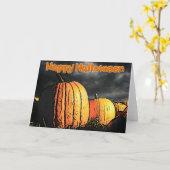 Halloween Pumpkin-Patch Karte (Gelbe Blume)