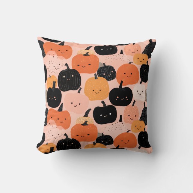 Halloween Pumpkin-Patch Kissen (Vorderseite)
