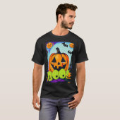 Halloween Pumpkin Patch Mischief: Fledermäuse und T-Shirt (Vorne ganz)