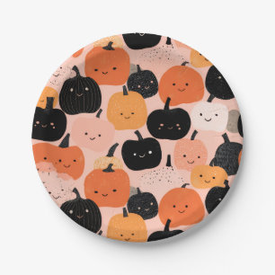 Halloween Pumpkin-Patch Pappteller