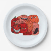 HALLOWEEN PUMPKIN PATCH PAPPTELLER (Vorderseite)
