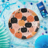 Halloween Pumpkin-Patch Pappteller (Party)